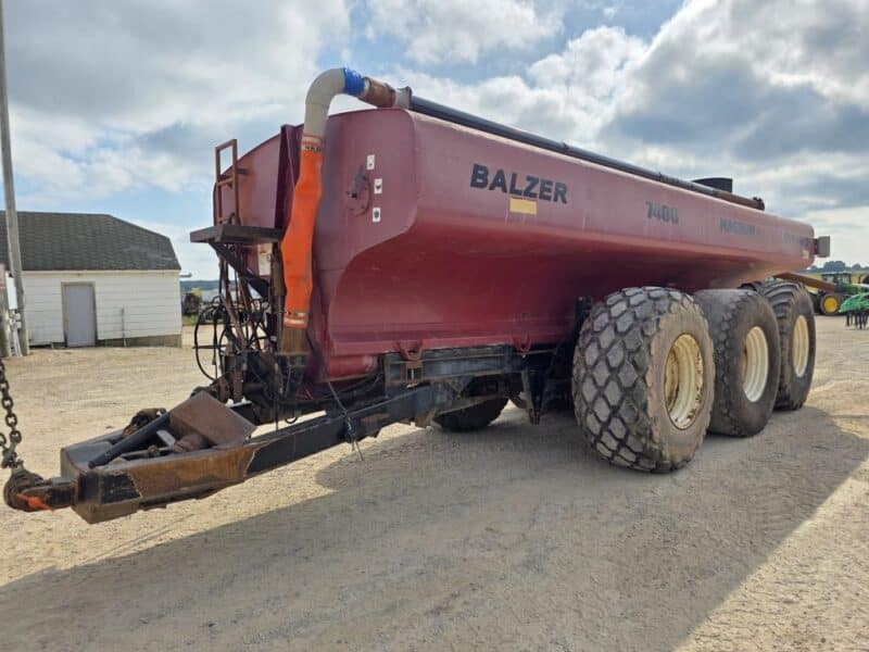 7400 Gallon TriAxle Balzer Tanker