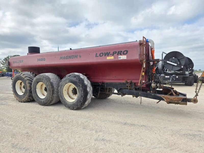 7400 Gallon TriAxle Balzer Tanker