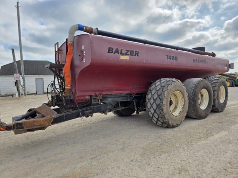 7400 Gallon TriAxle Balzer Tanker