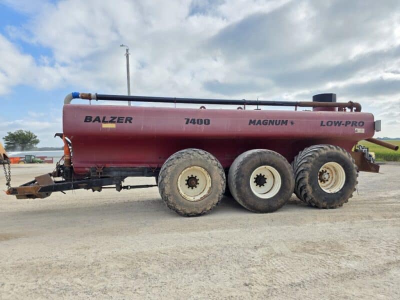 7400 Gallon TriAxle Balzer Tanker
