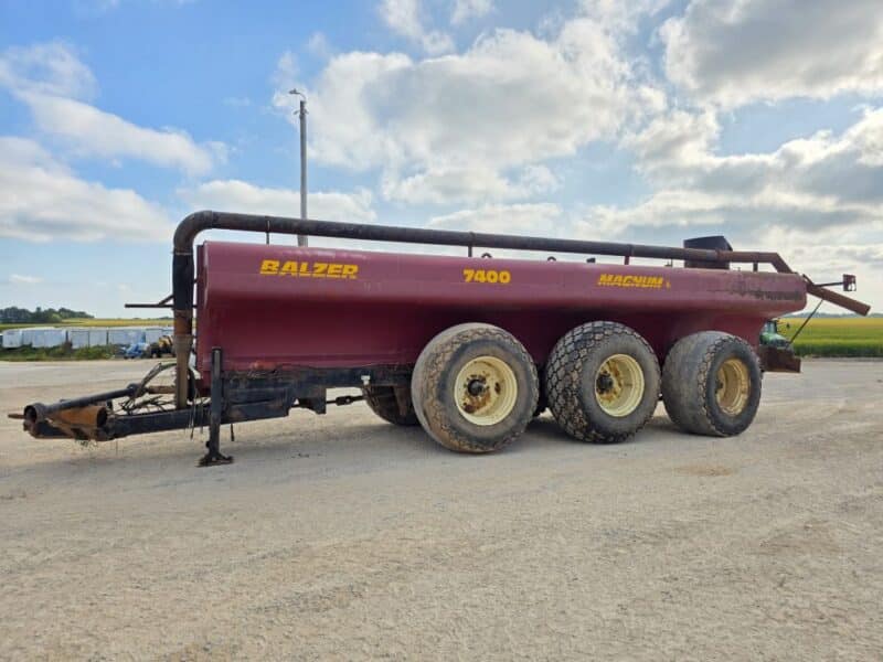 7400 Gallon TriAxle Balzer Tanker