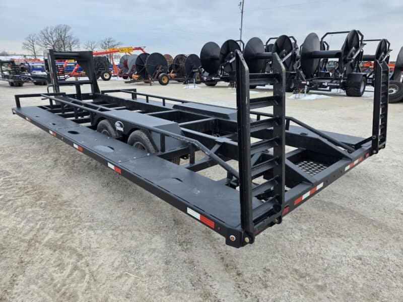 SS EXPRESS Gooseneck Manure Boat Trailer For Wolverine and Crawler Agitation Boats