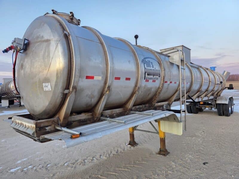 U-4811 1989 Sunshine 7000 Gallon Stainless Steel Semi Tanker