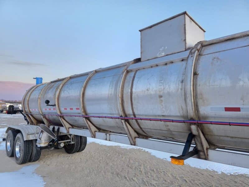 U-4811 1989 Sunshine 7000 Gallon Stainless Steel Semi Tanker