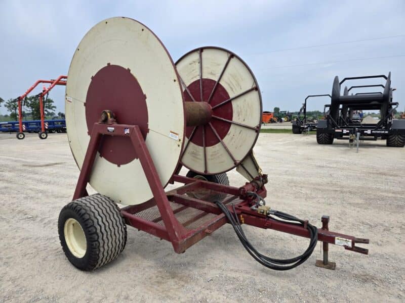 Hydro Single Axle Hose Cart. Hydraulic Drive