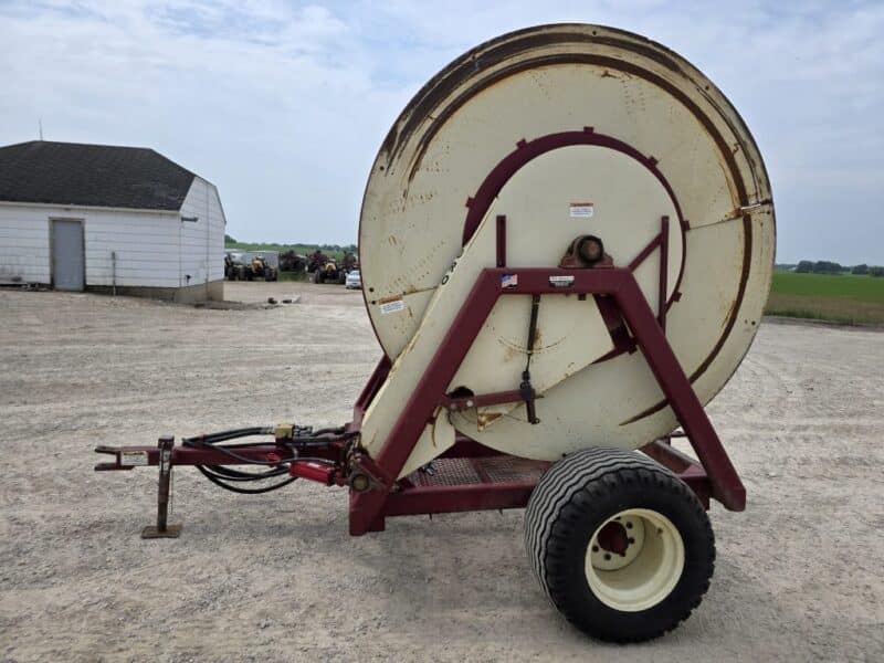 Hydro Single Axle Hose Cart. Hydraulic Drive