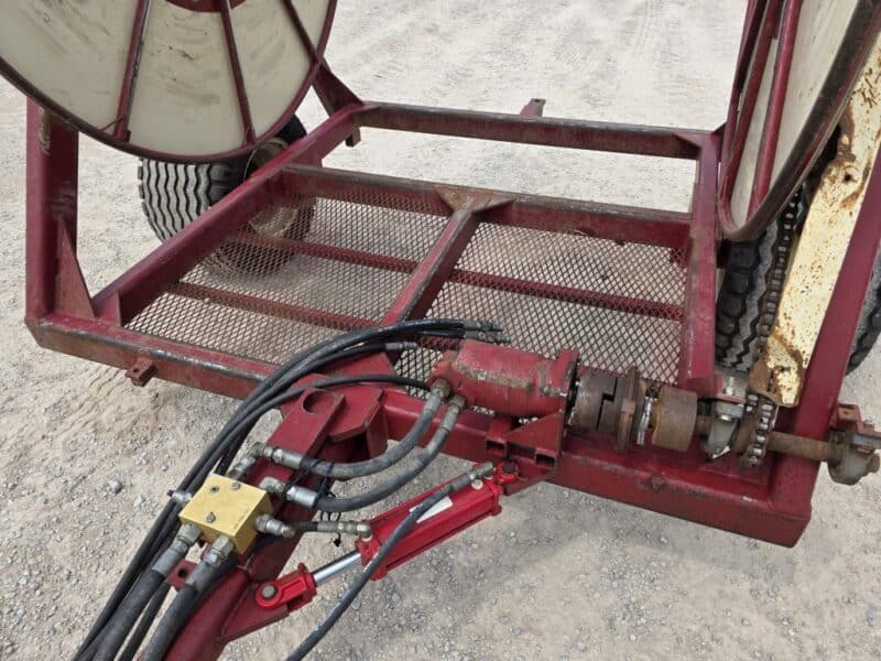Hydro Single Axle Hose Cart. Hydraulic Drive