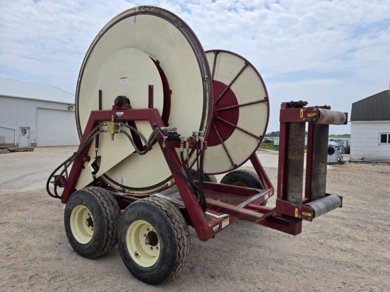 Hydro Tandem Axle Hose Cart. Hydraulic Drive. Holds 1 Mile of 6″