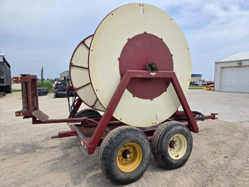 Hydro Tandem Axle Hose Cart. Hydraulic Drive. Holds 1 Mile of 6″