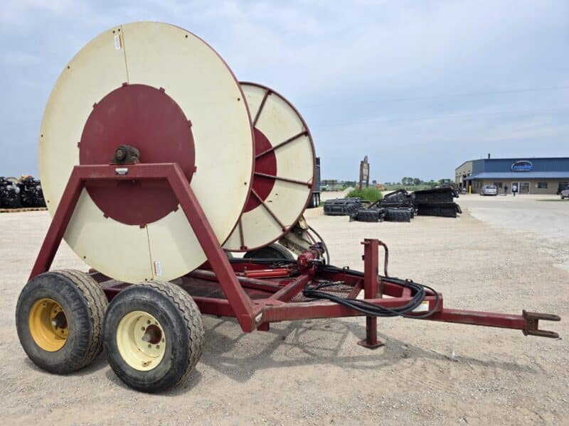 Hydro Tandem Axle Hose Cart. Hydraulic Drive. Holds 1 Mile of 6″