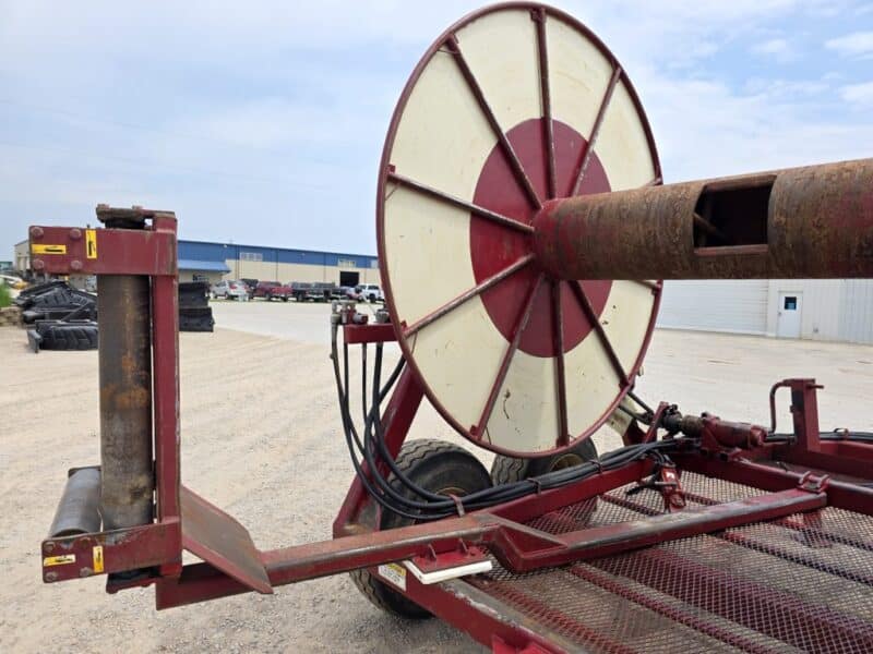 Hydro Tandem Axle Hose Cart. Hydraulic Drive. Holds 1 Mile of 6″