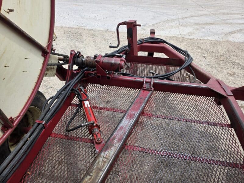 Hydro Tandem Axle Hose Cart. Hydraulic Drive. Holds 1 Mile of 6″