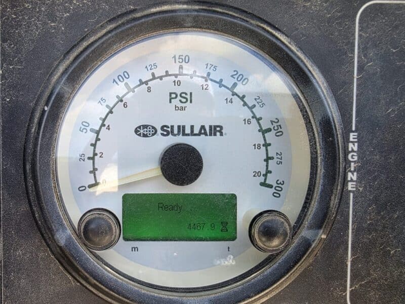 AC-92 375 CFM 2015 Sullair John Deere Engine Air Compressor