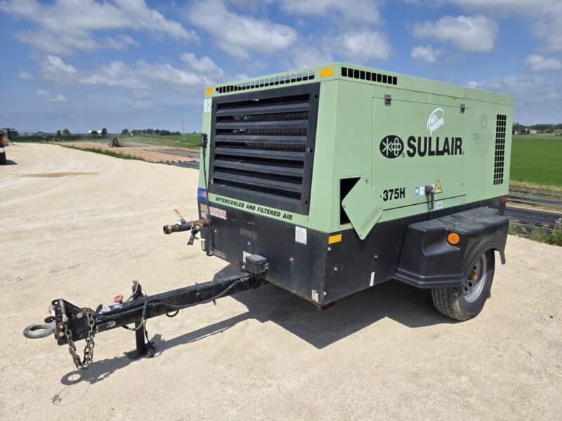 AC-92 375 CFM 2015 Sullair John Deere Engine Air Compressor