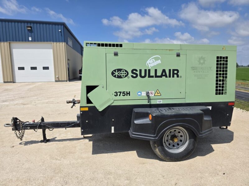 AC-92 375 CFM 2015 Sullair John Deere Engine Air Compressor