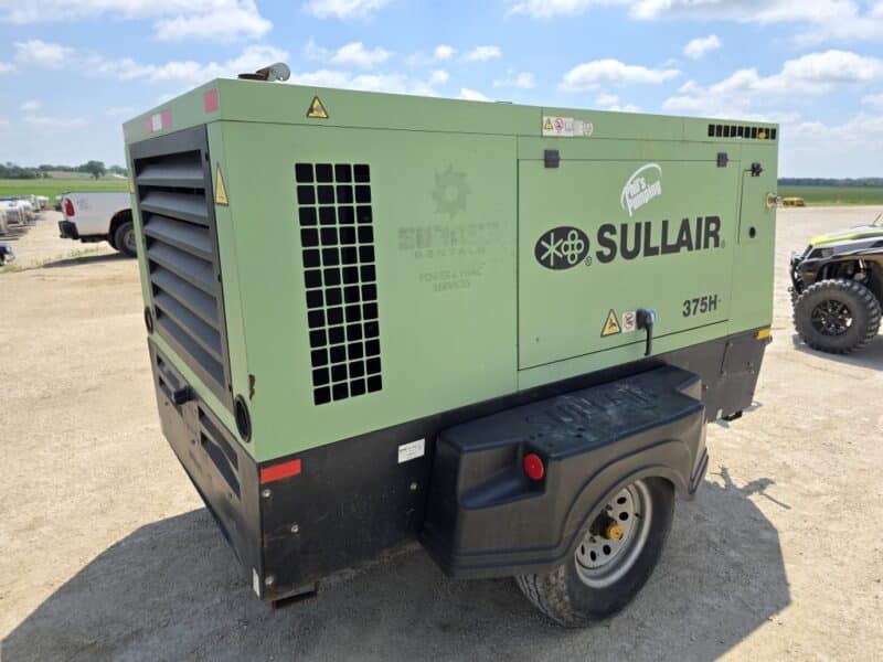 AC-92 375 CFM 2015 Sullair John Deere Engine Air Compressor