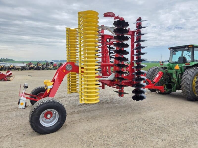 New 6001T 20′ Pull Type Pottinger Terra Disc with Pack Ring roller
