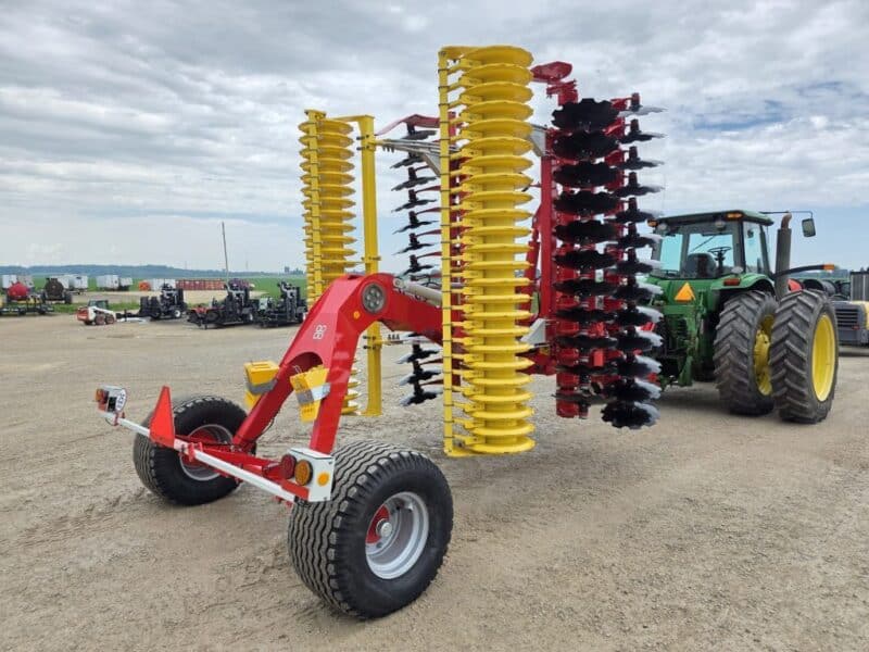 New 6001T 20′ Pull Type Pottinger Terra Disc with Pack Ring roller