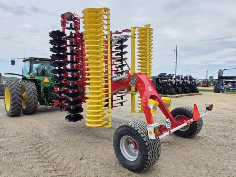 New 6001T 20′ Pull Type Pottinger Terra Disc with Pack Ring roller