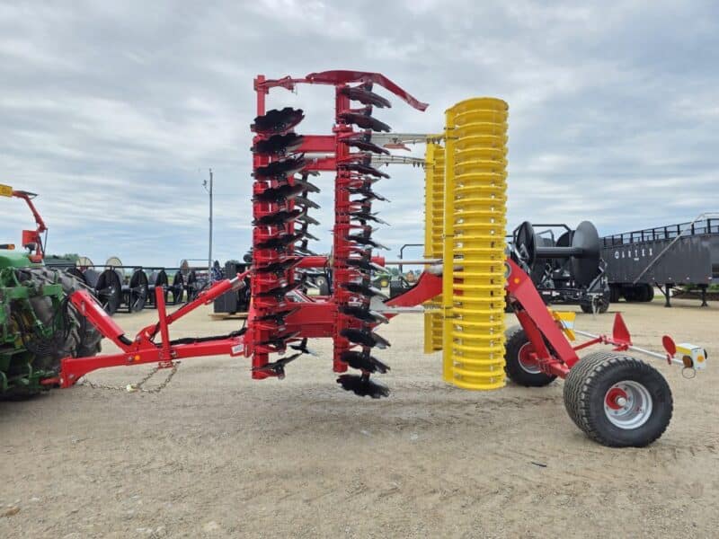 New 6001T 20′ Pull Type Pottinger Terra Disc with Pack Ring roller
