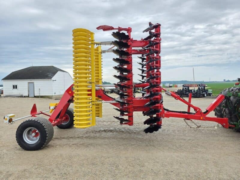 New 6001T 20′ Pull Type Pottinger Terra Disc with Pack Ring roller