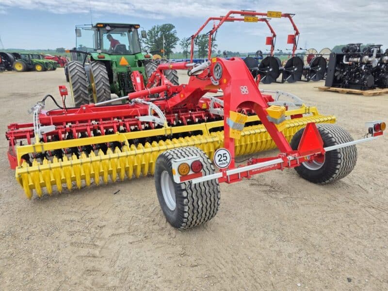 New 6001T 20′ Pull Type Pottinger Terra Disc with Pack Ring roller