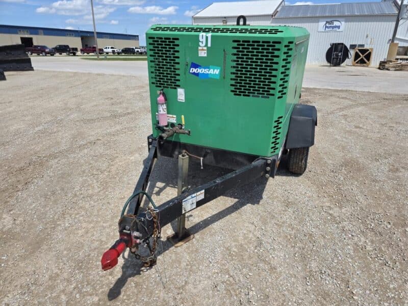 AC-91 425 CFM 2018 Doosan Cummins Engine Air Compressor