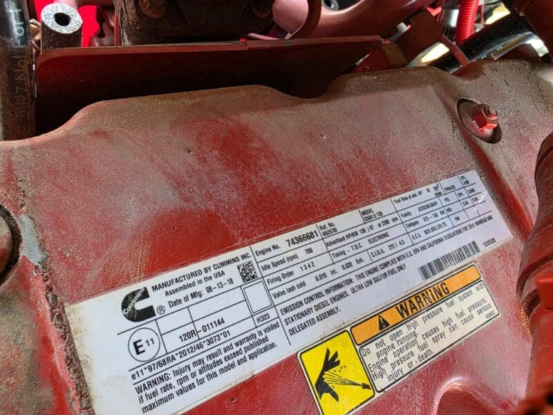 AC-91 425 CFM 2018 Doosan Cummins Engine Air Compressor