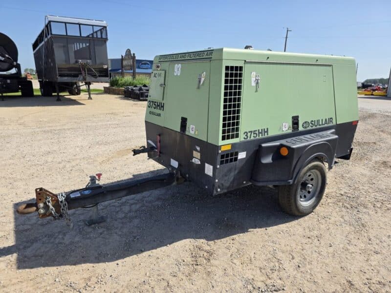 AC-93 375 CFM 2018 Sullair John Deere Engine Air Compressor