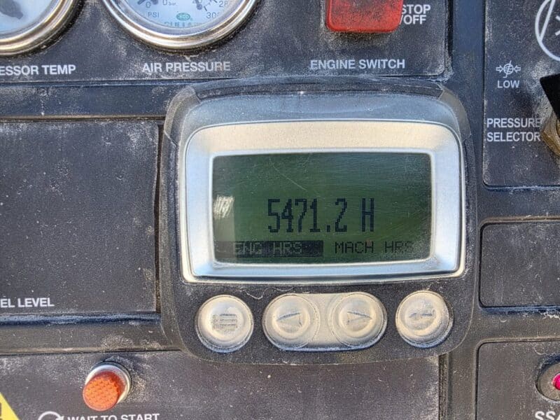 AC-93 375 CFM 2018 Sullair John Deere Engine Air Compressor