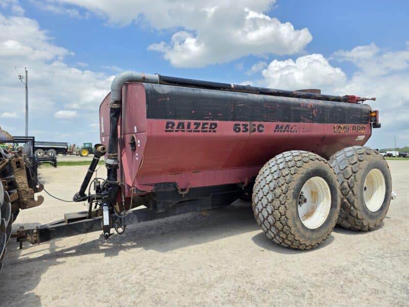 6350 Balzer Low Pro Tanker with Top Spread & Low Spread Option