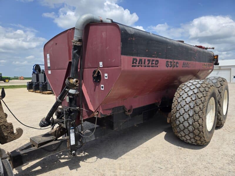 6350 Balzer Low Pro Tanker with Top Spread & Low Spread Option