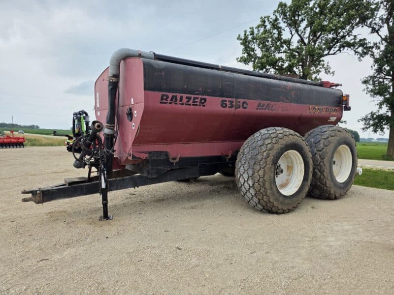 6350 Balzer Low Pro Tanker with Top Spread & Low Spread Option