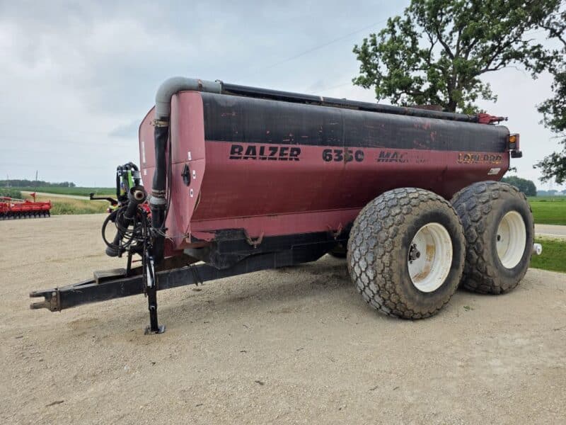 6350 Balzer Low Pro Tanker with Top Spread & Low Spread Option
