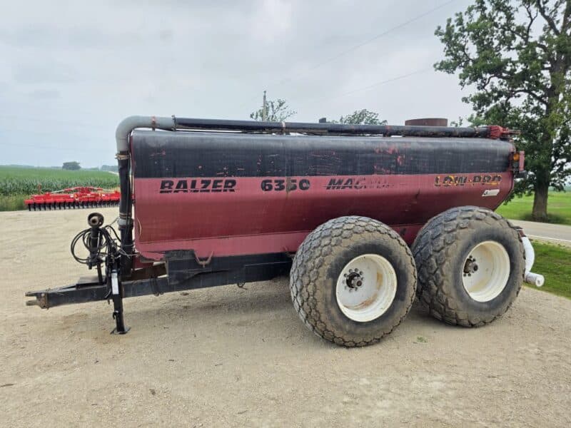 6350 Balzer Low Pro Tanker with Top Spread & Low Spread Option