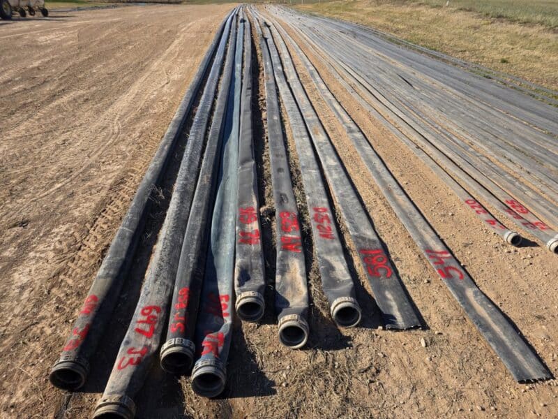 Used 10″ TPU Supply Hose with Coupler Sets. $4 Per Foot.