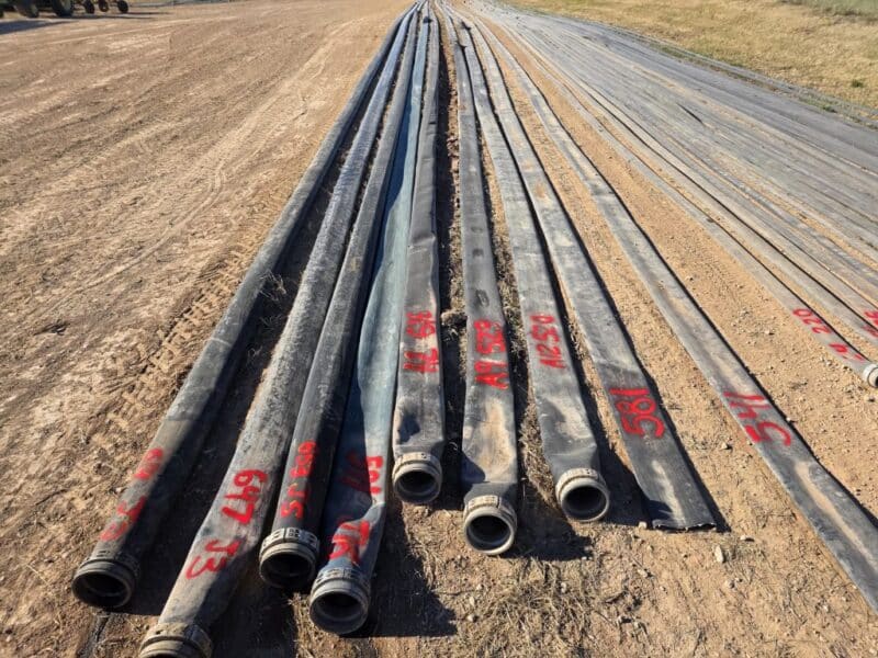 Used 10″ TPU Supply Hose with Coupler Sets. $4 Per Foot.