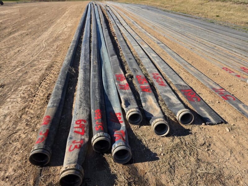 Used 10″ TPU Supply Hose with Coupler Sets. $4 Per Foot.