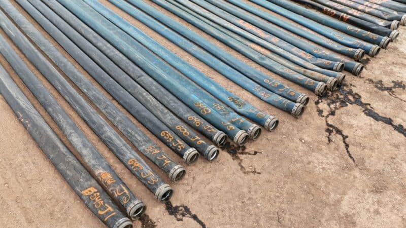 9881 Ft of Used 10″ TPU Supply Hose with Coupler Sets. $5 Per Foot. WILL TRADE IN 6″ HOSE!