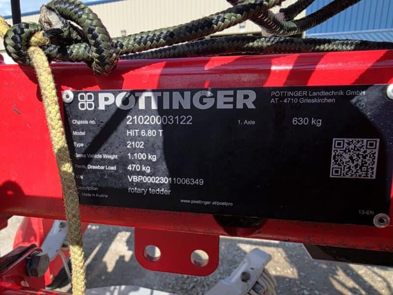 25′ HIT 6.80 T Pottinger Tedder