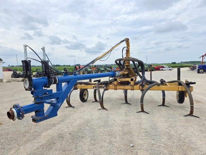 15′ Toolbar with 7 Shanks 6″ Stinger (Flowmeter Sold Separately)