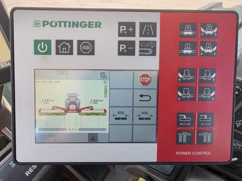 Only Used 412 Hours. Pottinger Novacat V10000 RC Triple Mower with 351 Alpha Motion Front Mower