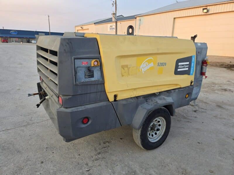 AC-97 400 CFM 2017 Atlas Copco John Deere Engine Air Compressor