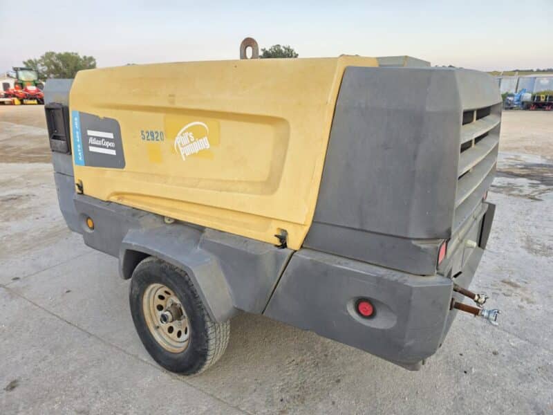 AC-97 400 CFM 2017 Atlas Copco John Deere Engine Air Compressor