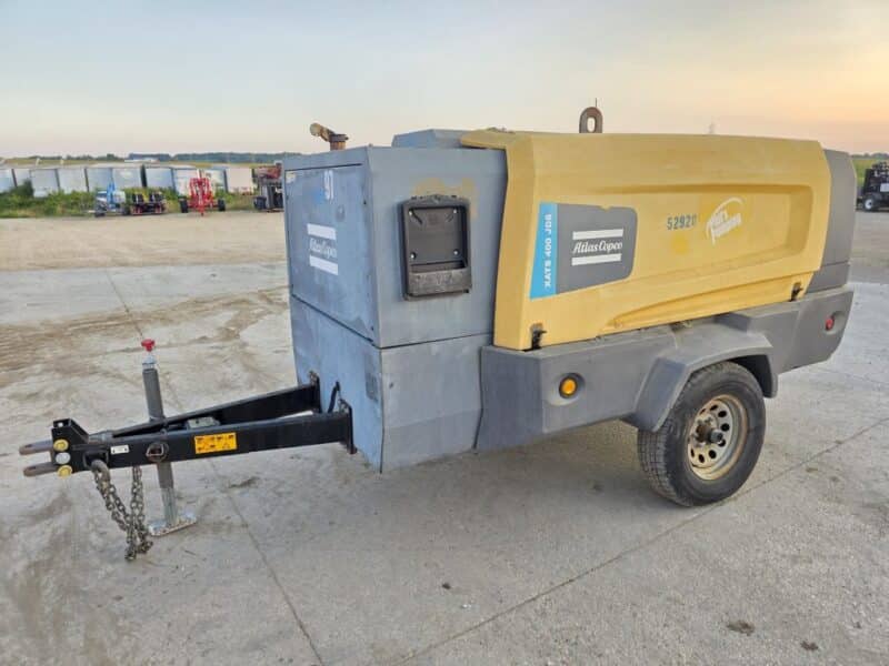 AC-97 400 CFM 2017 Atlas Copco John Deere Engine Air Compressor