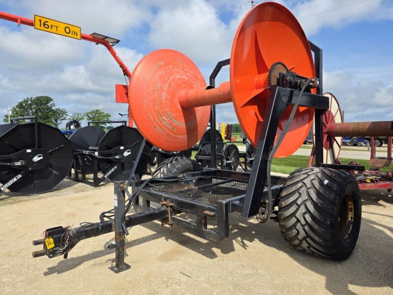 Hydraulic Hose Reel, Holds 1 Mile of 8″ Hose