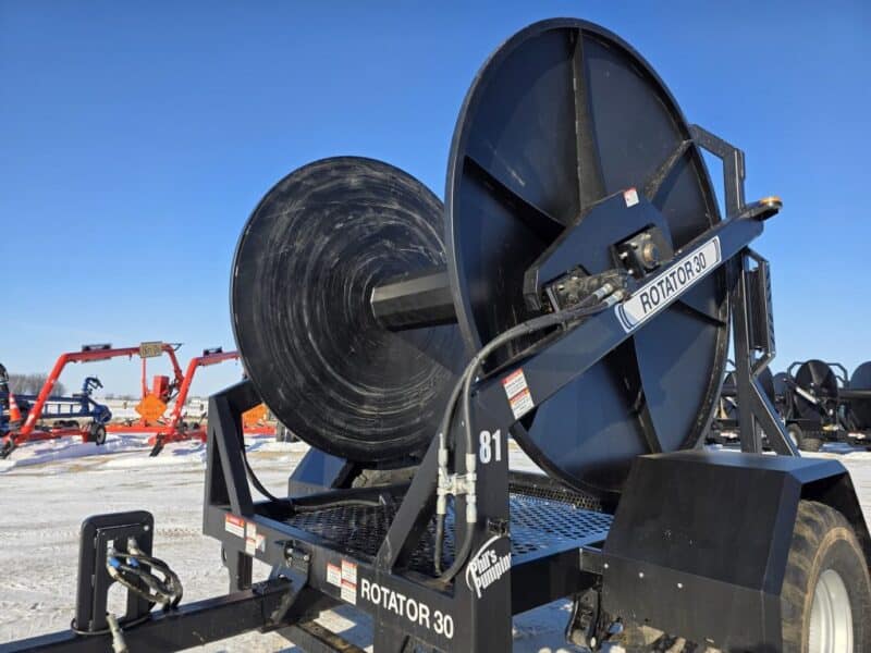 #81 Phil’s Pumping Rotator 30 Hose Reel Holds 10-8″