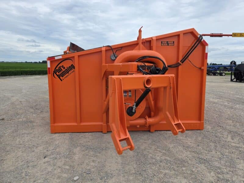 Phil’s Pumping DS1230 16,000 Gallon Manure Transfer Dumpster w. High Volume Pump