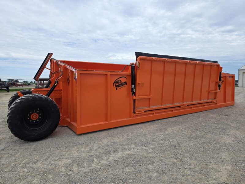 Phil’s Pumping DS1230 16,000 Gallon Manure Transfer Dumpster w. High Volume Pump