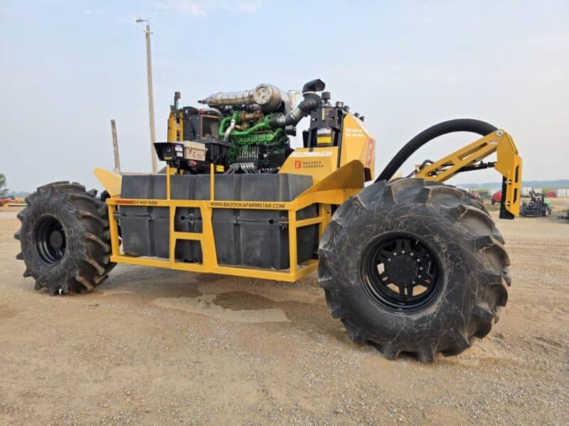 2025 Bazooka FarmStar Wolverine w. 6.8L John Deere 300 HP w. 85 Hrs